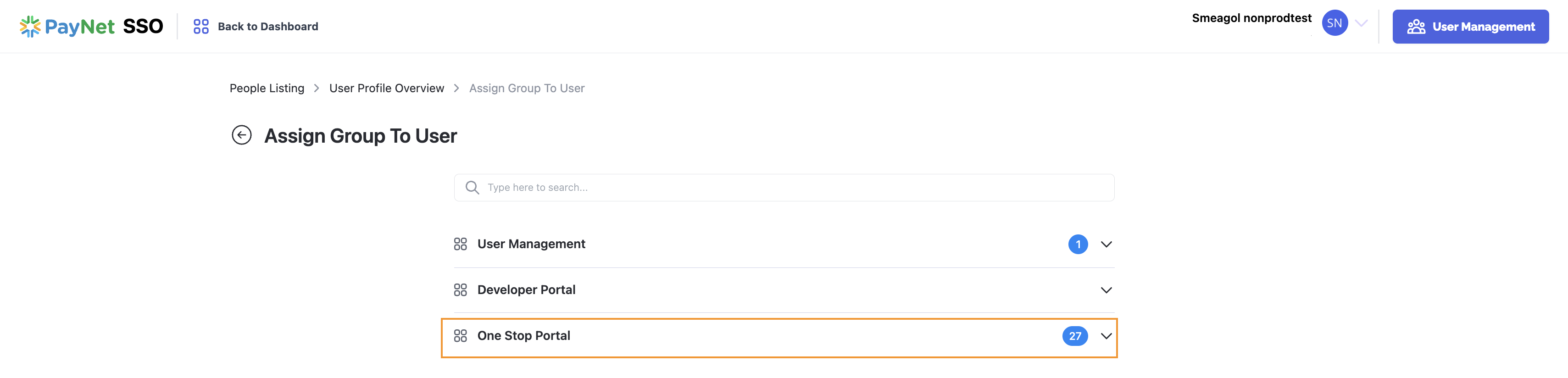 Assign Group To User pageolor: #6b7280; text-align: center; margin-top: 6px;